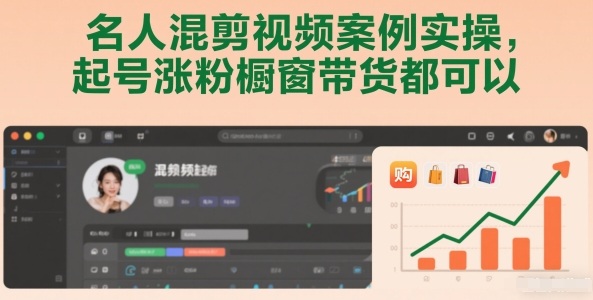 名人混剪视频案例实操，起号涨粉橱窗带货都可以-网创风向标