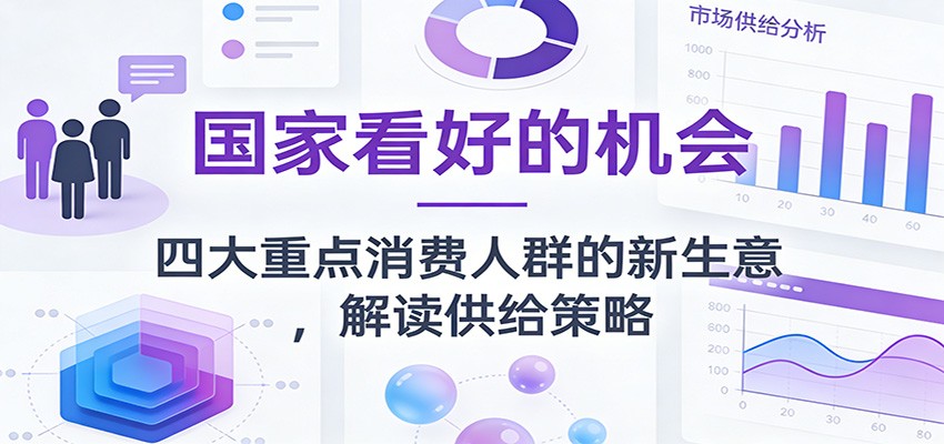公众号付费文章：国家看好的机会，四大重点消费人群的新生意，解读供给策略-网创风向标