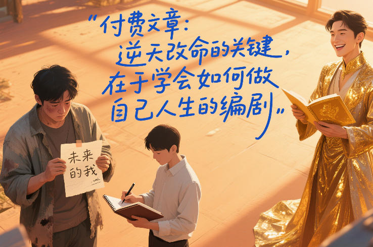 付费文章:逆天改命的关键,在于学会如何做自己人生的编剧-网创风向标