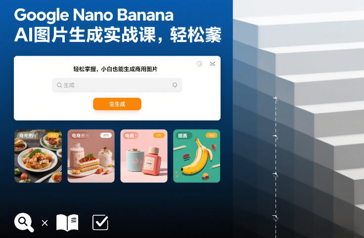 Google Nano Banana AI图片生成实战课,轻松掌握,小白也能生成商用图片-网创风向标