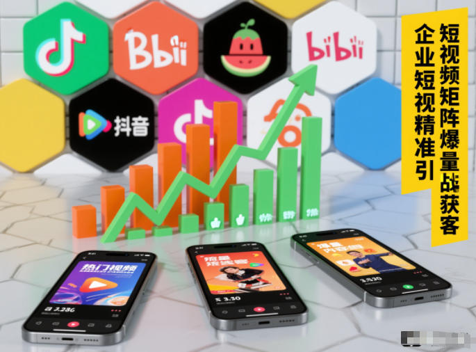 企业短视频精准引流矩阵获客,短视频矩阵爆量战法-网创风向标
