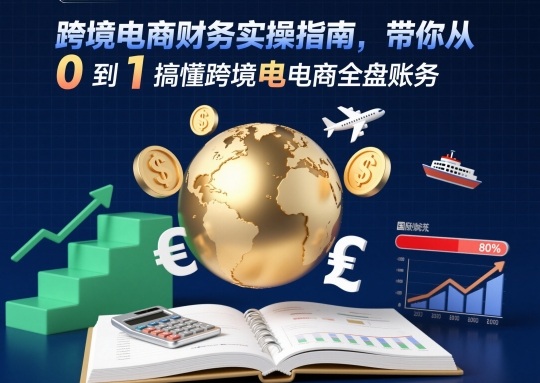 跨境电商财务实操指南，带你从0到1搞懂跨境电商全盘账务-网创风向标