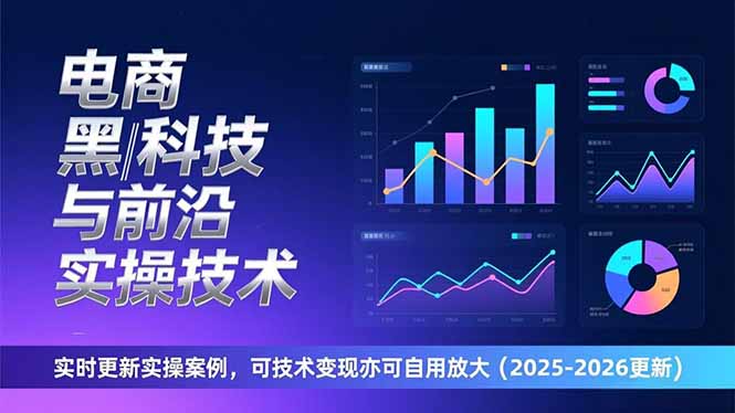 电商黑科技与前沿实操技术：实时更新实操案例，可技术变现亦可自用放大(2026更新-网创风向标