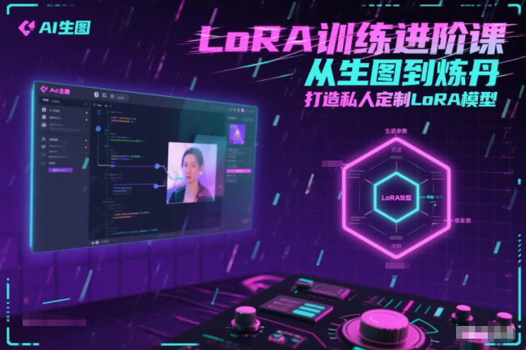LoRA训练进阶课，从生图到炼丹，打造私人定制LoRA模型-网创风向标