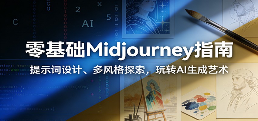 零基础Midjourney指南：提示词设计、多风格探索，玩转AI生成艺术-网创风向标