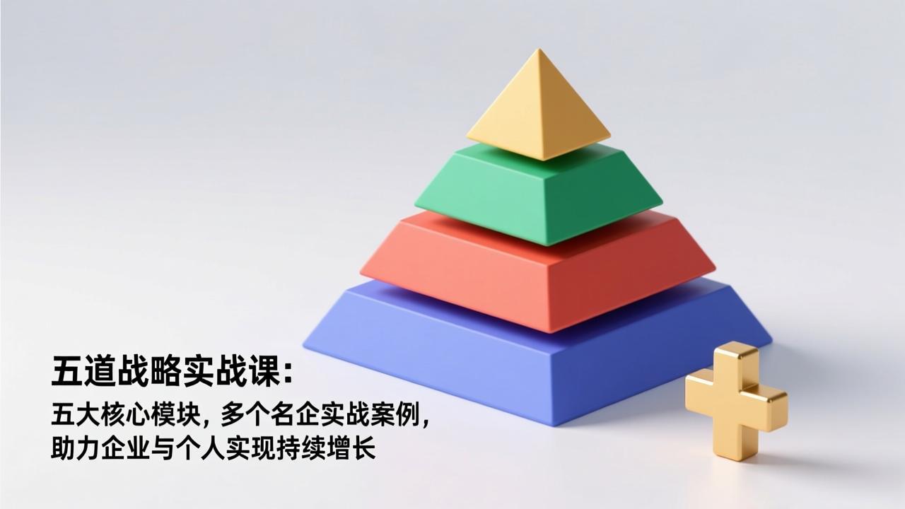 五道战略实战课：五大核心模块，多个名企实战案例，助力企业与个人实现持续增长-网创风向标