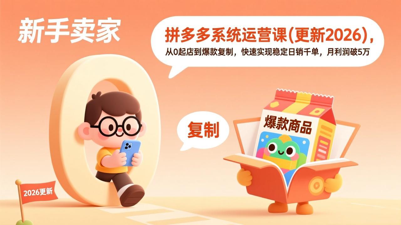 拼多多系统运营课(更新4月-网创风向标