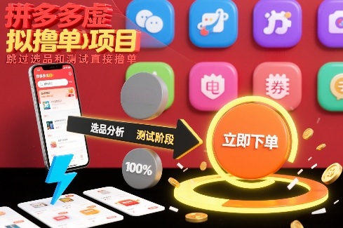 拼多多虚拟撸单项目,跳过选品和测试直接撸单-网创风向标