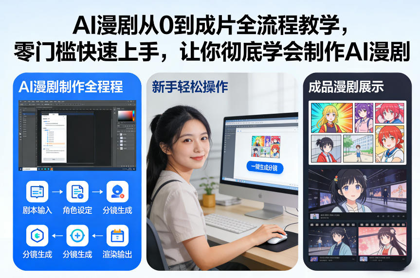 AI漫剧从0到成片全流程教学，零门槛快速上手，让你彻底学会制作AI漫剧【保姆级教程】-网创风向标