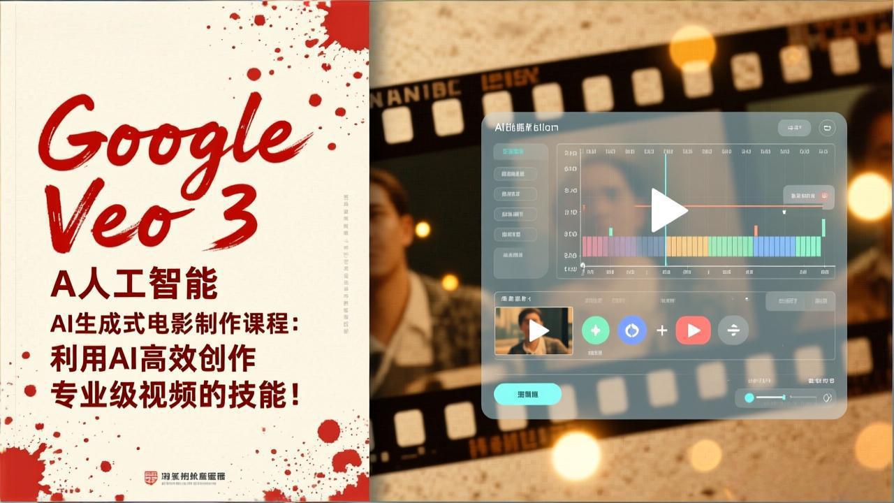 Google Veo 3人工智能AI生成式电影制作课程：利用AI高效创作专业级视频的技能！-网创风向标