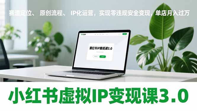 小红书虚拟IP变现课3.0,赛道定位、原创流程、IP化运营,实现零违规安全变现,单店月入过万-网创风向标