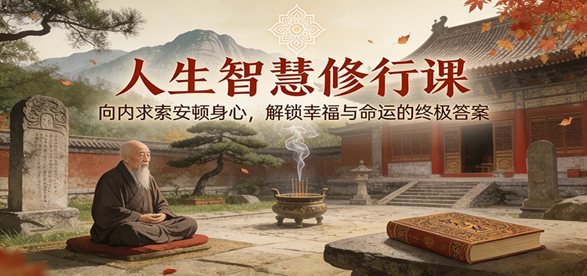 人生智慧修行课：向内求索安顿身心，解锁幸福与命运的终极答案-网创风向标