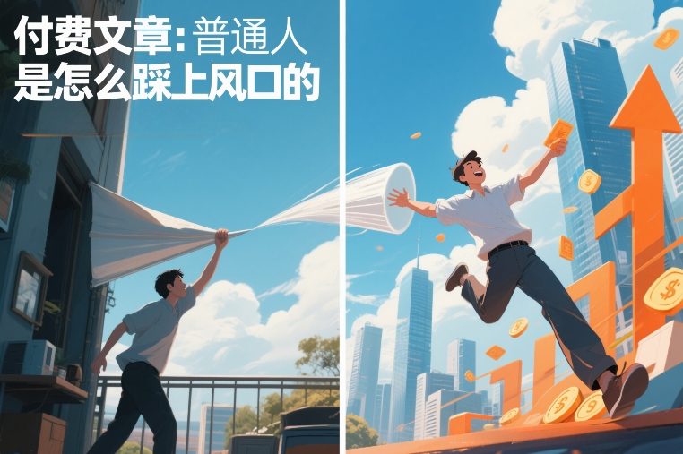 付费文章：普通人是怎么踩上风口的-网创风向标