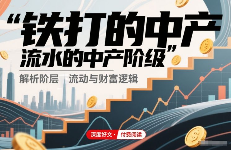 付费文章：铁打的中产，流水的中产阶级-网创风向标