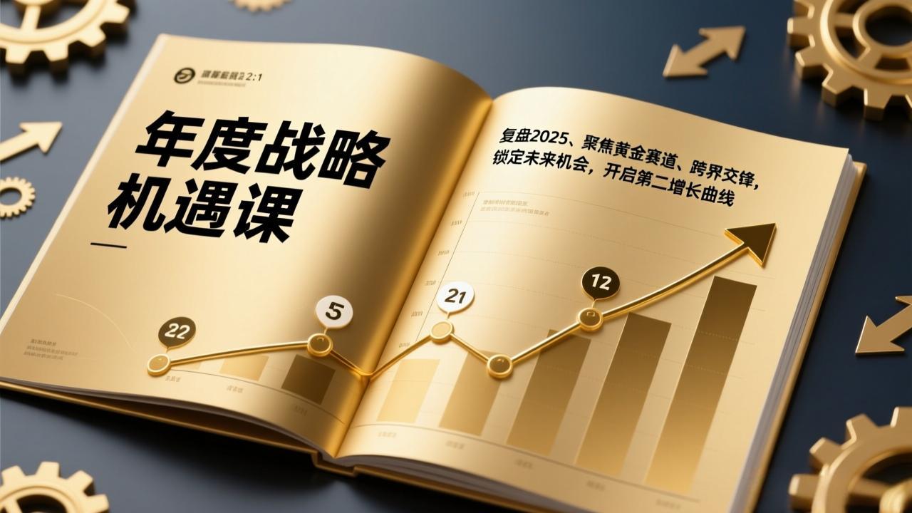 年度战略机遇课,复盘2025、聚焦黄金赛道、跨界交锋,锁定未来机会,开启第二增长曲线-网创风向标
