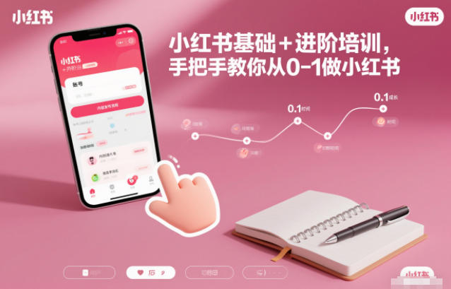 小红书基础+进阶培训，手把手教你从0-1做小红书-网创风向标
