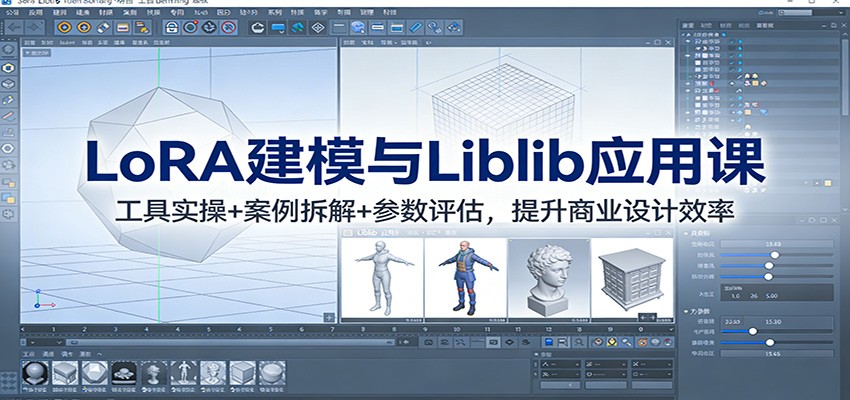 LoRA建模与Liblib应用课：工具实操+案例拆解+参数评估，提升商业设计效率-网创风向标