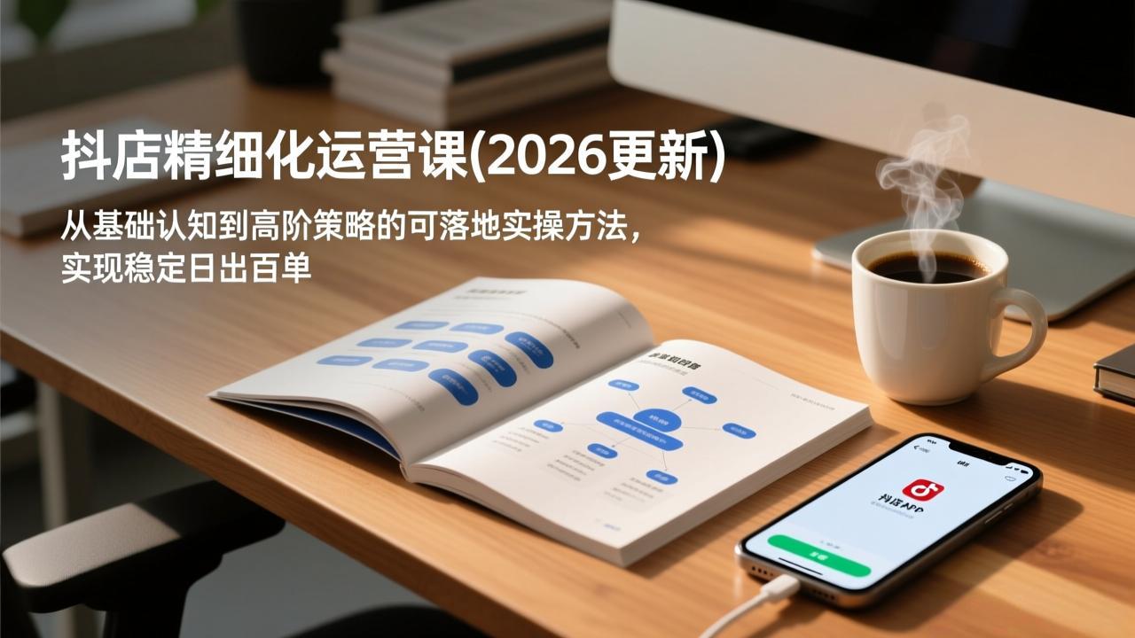 抖店精细化运营课(2026更新-网创风向标
