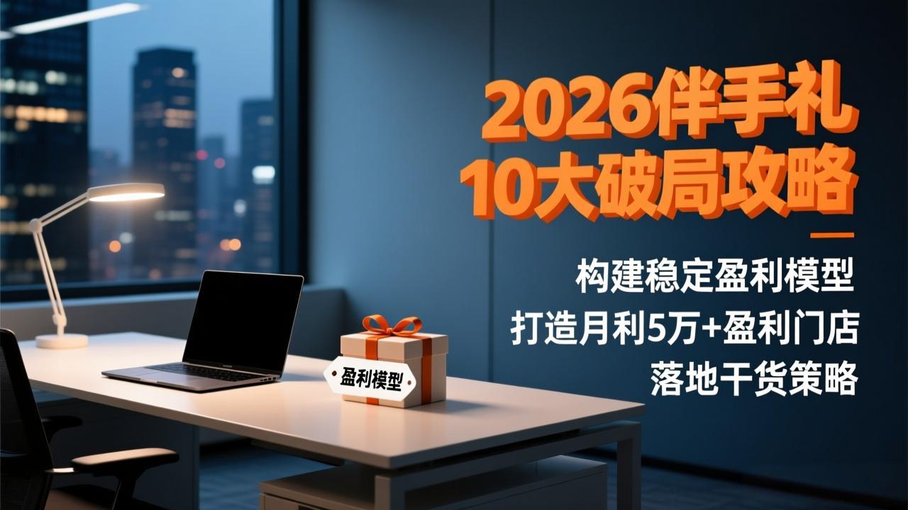 2026伴手礼10大破局攻略:构建稳定盈利模型,打造月利5万+盈利门店,落地干货策略-网创风向标